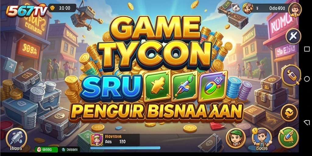 Tampilan gameplay 567TV menampilkan manajemen siaran yang seru.