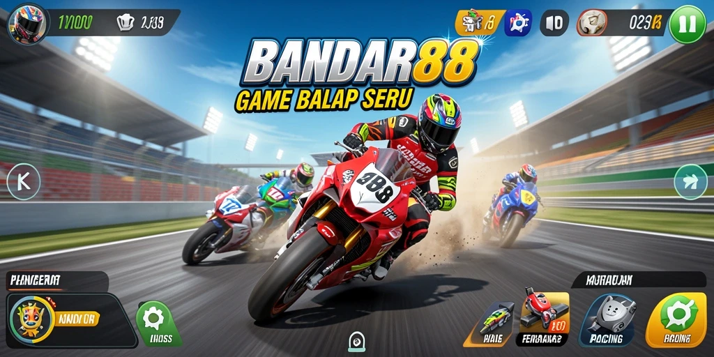 Gameplay menarik dari BANDAR88 yang menampilkan aksi balap penuh speed.
