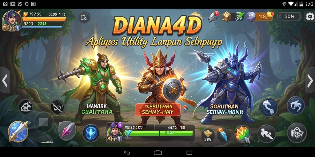 Tampilan fungsionalitas utama DIANA4D yang mempermudah pengguna.