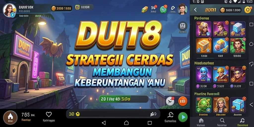 Screenshot gameplay DUIT8 yang menunjukkan strategi dan taktik yang mendalam.