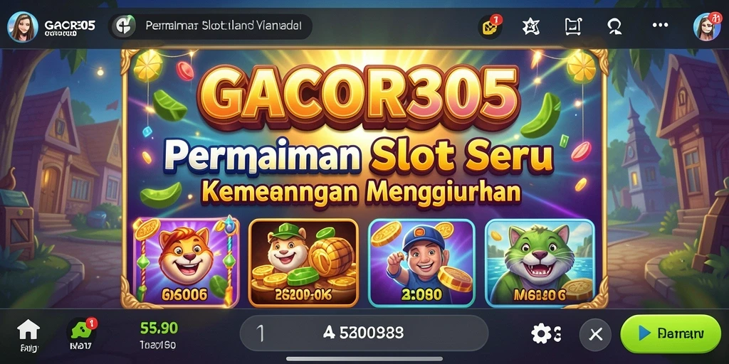 Tampilan menarik dari gameplay Slot GACOR305 yang menghibur.