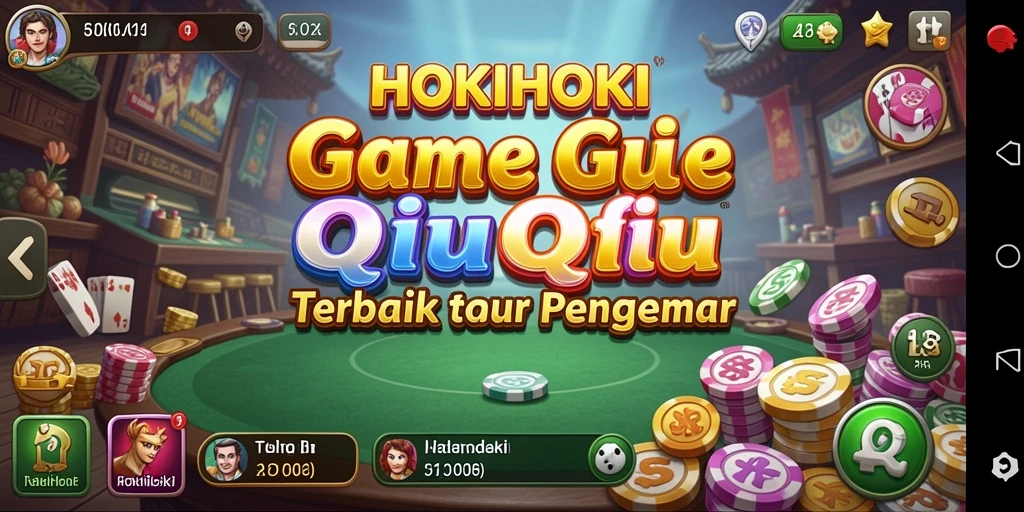 Gameplay HOKIHOKI menampilkan aksi seru permainan QiuQiu.