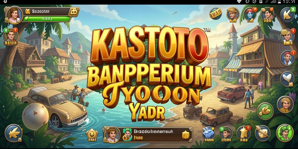Tampilan gameplay KASTOTO yang menarik dengan elemen Tycoon yang mendebarkan.