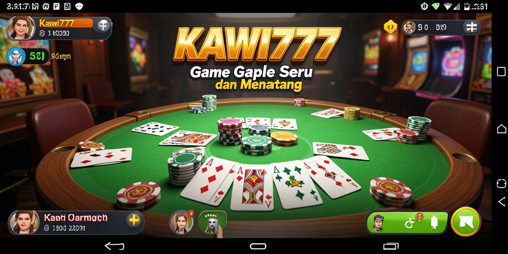 Tampilan gameplay menarik dan seru dalam KAWI777.