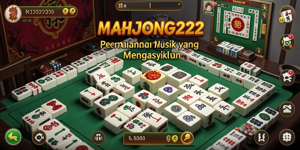 Tampilan gameplay MAHJONG222 yang seru dan penuh warna.