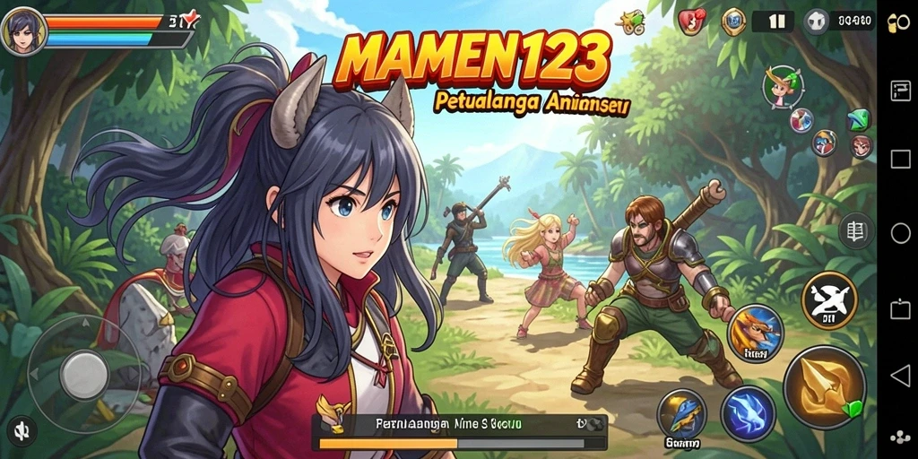 Gameplay seru di dunia Anime yang penuh petualangan.