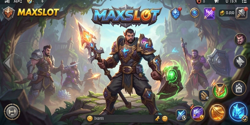 Tampilan menakjubkan dari gameplay ARPG MAXSLOT.