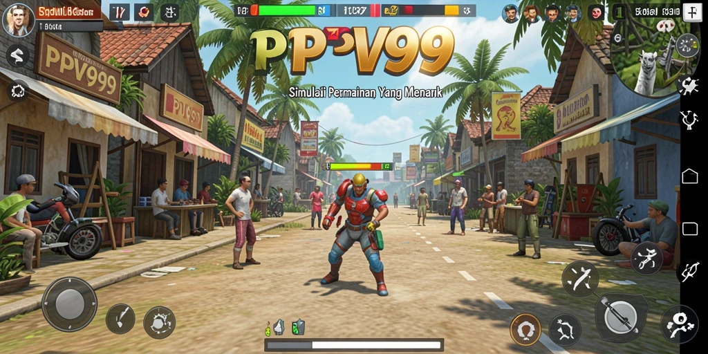 Screenshot gameplay PPV99 yang menunjukkan aksi simulasi yang seru.
