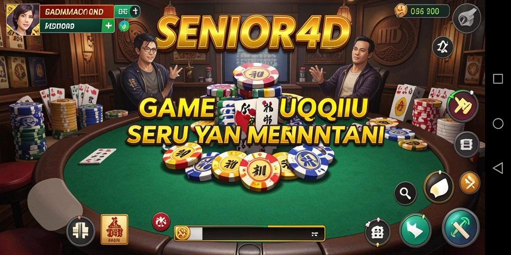 Screenshot gameplay QiuQiu SENIOR4D yang menarik.