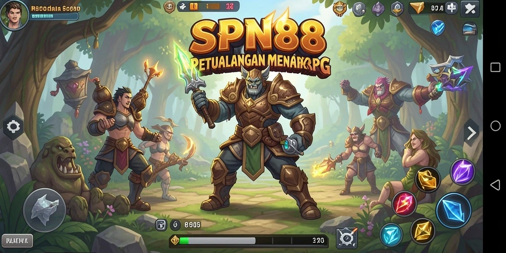 Screenshot SPN88 menampilkan aksi seru dalam petualangan RPG.