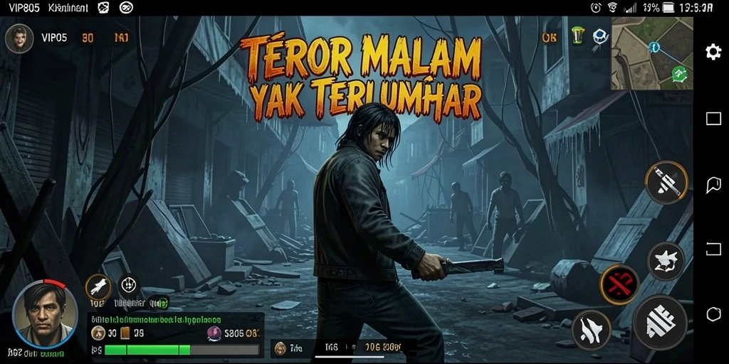 Tangkapan layar gameplay VIP805 yang menakutkan dan mendebarkan.